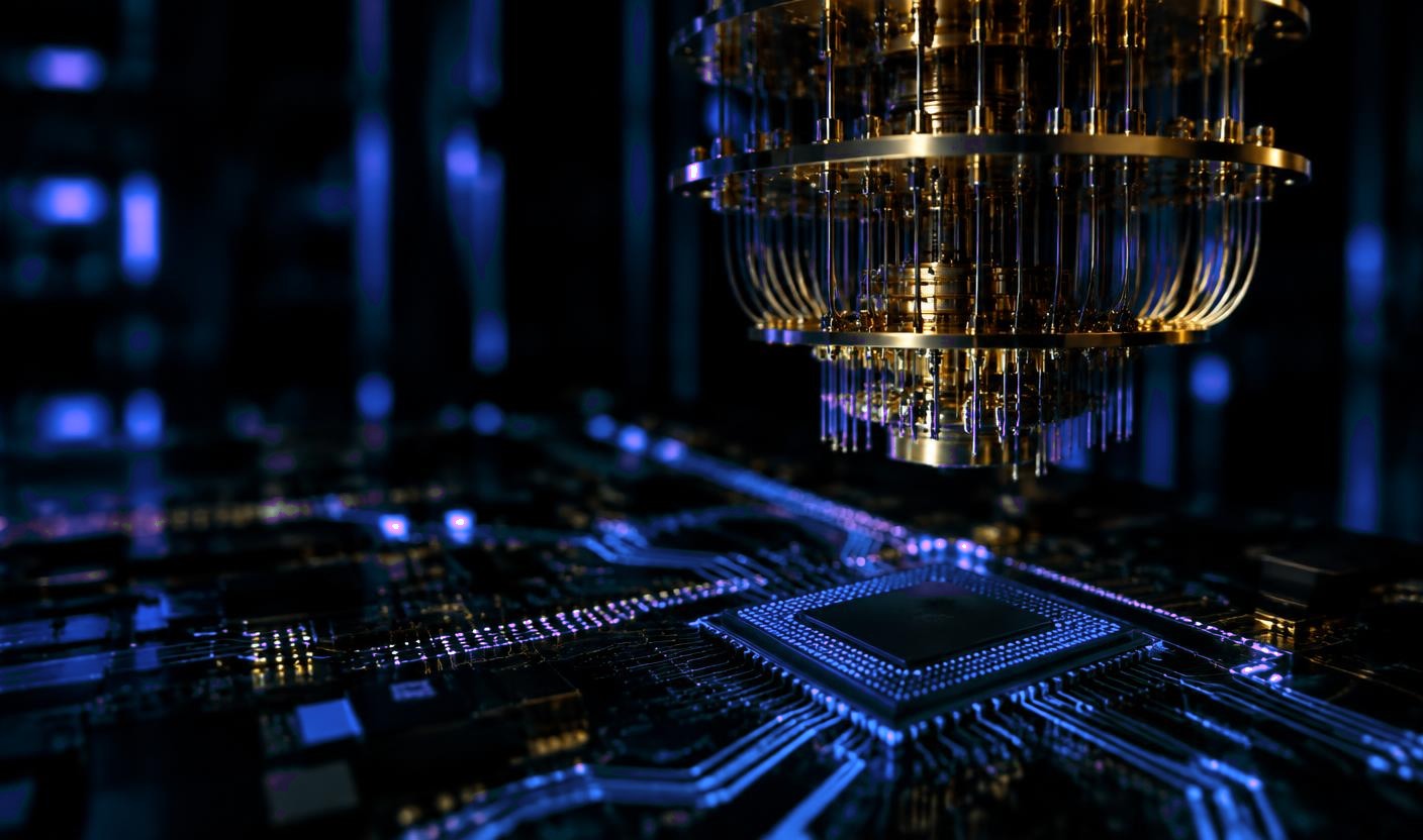 Quantum computing hardware and cryptographic circuitry